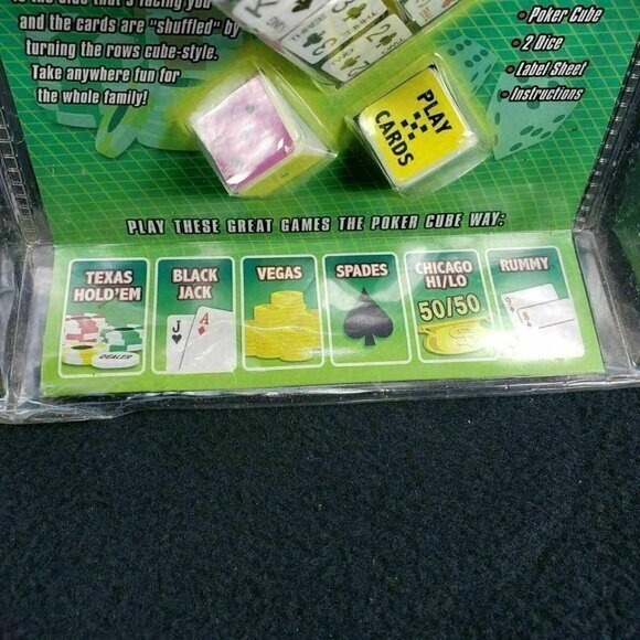 Twist‎ and Hold Texas Hold Em Poker Card Game Cube Travel Pressman New Sealed - Picture 2 of 12